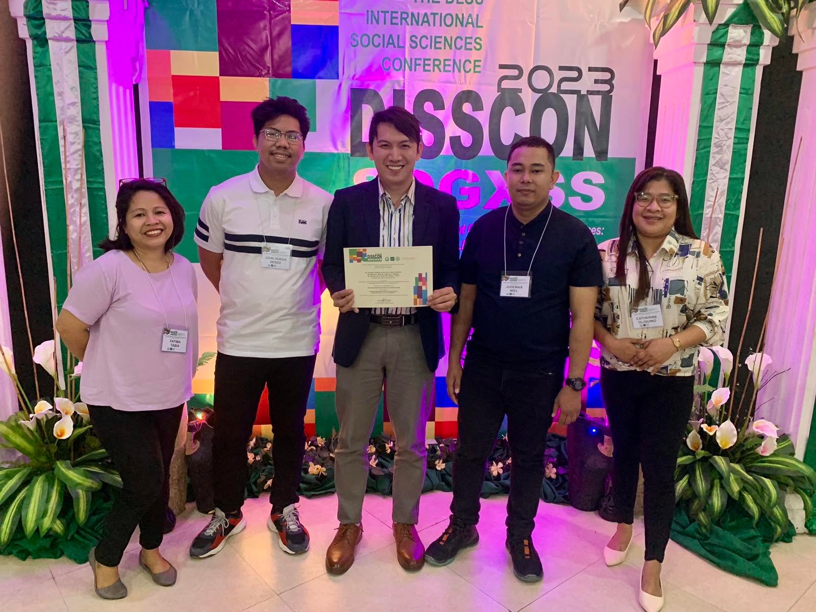 Best Paper Award at DISSCON 2023