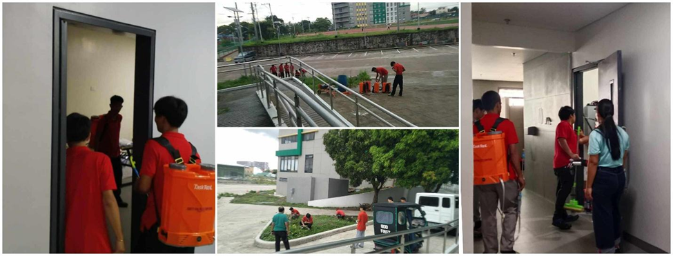 KLD Commits to Sustainable Campus Environment with Regular Sanitation